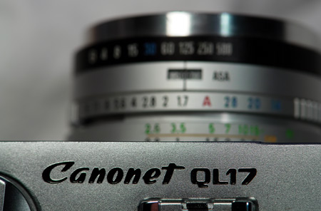 Canon Canonet QL17 GIII, Detail