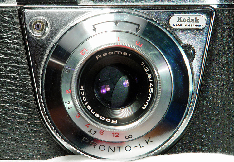 Kodak Retinette 1B, Front