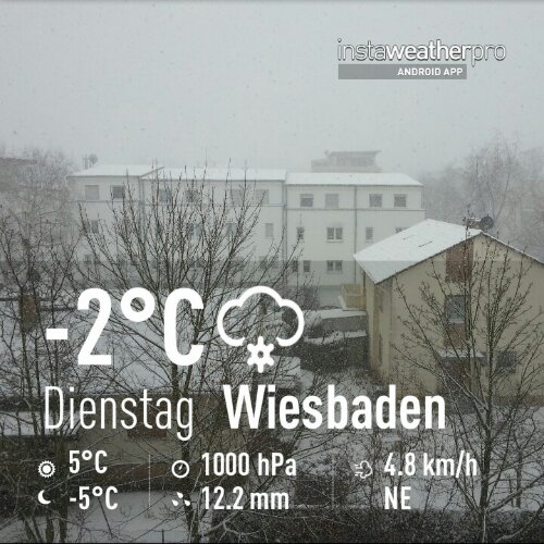 leichter Schneefall leichter Schneefall